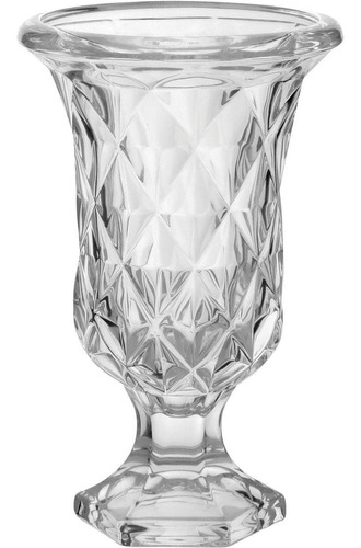 Full Diamond Vaso Decorativo 23x15x15cm Cristal Eco Cor Transparente