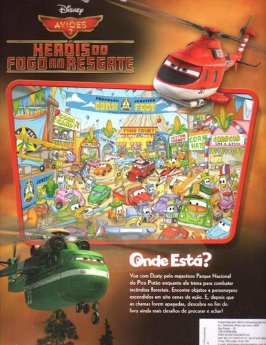 Livro Disney - Aviões 2 - Heróis Do Fogo Ao Resgate
