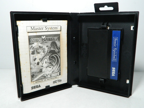 Sonic Spinball Original P/ Master System - Loja Fisica Rj (Usado)