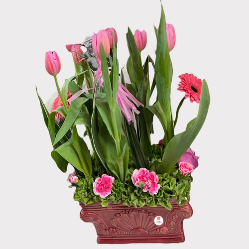 Arreglo De Tulipanes Cdmx Arreglos Florales Alargado Natural