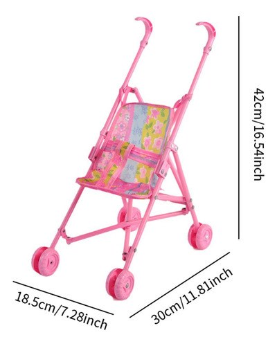 Accesorios De Cochecito De Bebé, Carrito De Altura 42 Cm