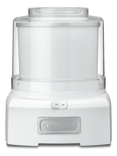 Máquina De Helado Cuisinart Ice21p1e Automática 1.5 L Blanca Frecuencia 60