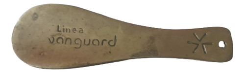 Antiguo Calzador De Zapato De Bronce Vanguard