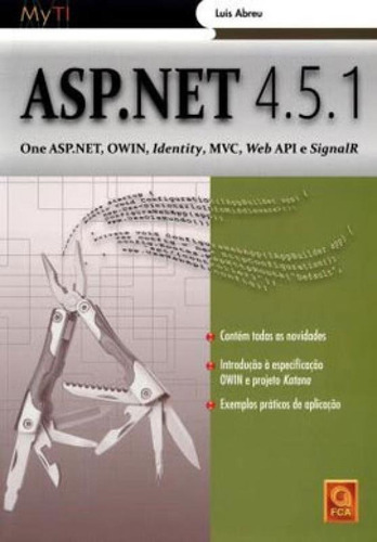 ASP.NET 4.5.1, de ABREU, LUIS. Editora FCA EDITORA (PORTUGAL), capa mole em português