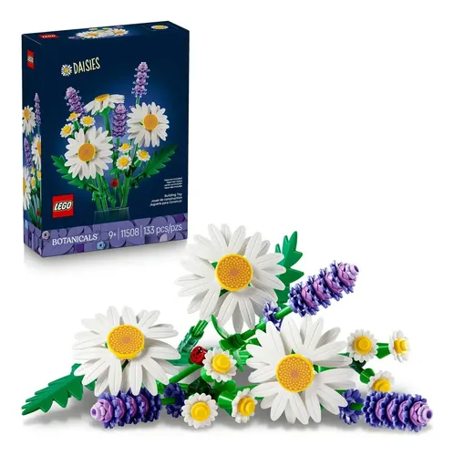 Decoração de flores de margaridas LEGO® Botanicals 11508