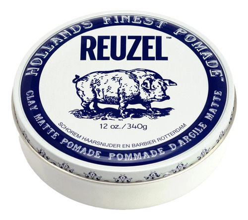 Pomada Reuzel Clay Matte Pomade 340g Extra Grande