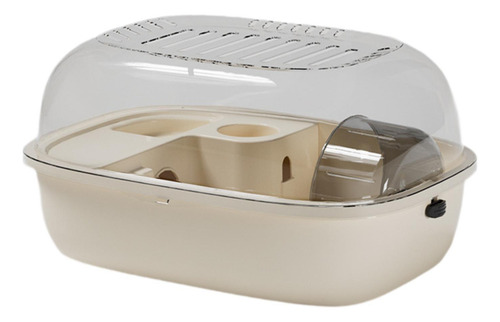 Hábitat De Jaula De Hámster Ejercicio Portátil De Beige