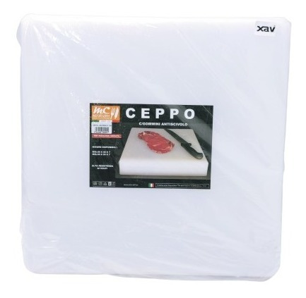 Tabla Picar Cortar Nylon Blanca 50x50x7cm Mc F. 7851 Xavi