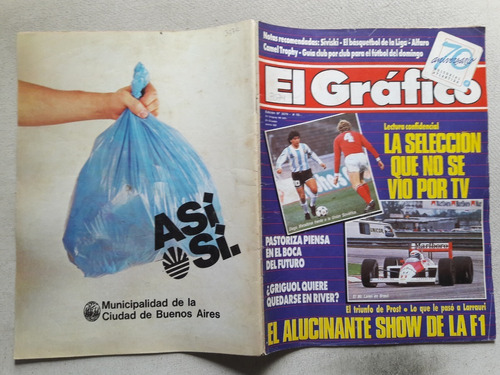 El Grafico Nº 3574 Abril 1988 Selección Casla Talleres E