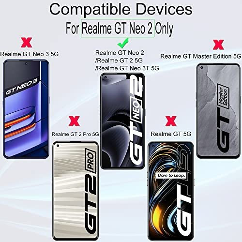 2 Vidrios Templados Para Realme Gt Neo 3t/gt Neo 2/gt 2(5g)