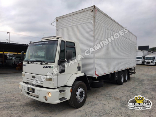 Imagem 3 de 15 de Ford Cargo 2428 E Truck 2011 Baú 9,00 X 3,10 Altura