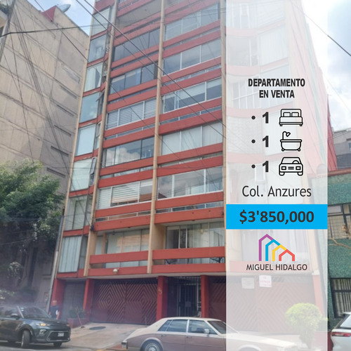 Departamento En Venta En La Anzures.