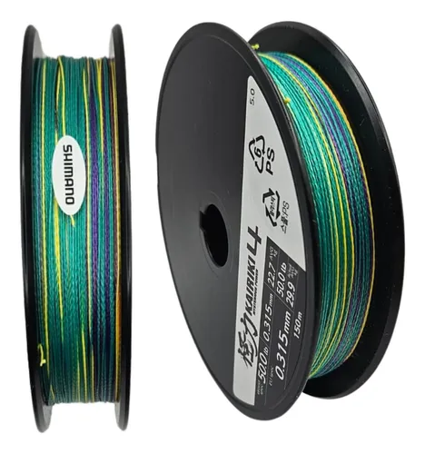 Línea de pesca Kairiki multifilamento de Shimano, 150 m, multicolor |  MercadoLibre