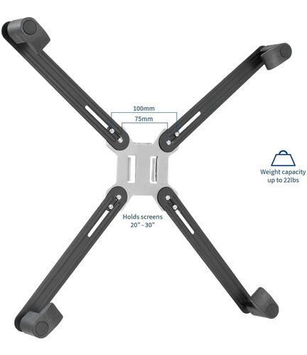 Soporte Vivo Kit De Montaje Vesa P/ Monitor Led De 20-30''