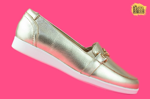 Imagen 2 de 8 de Zapatos Bonitos Dama Flexi 45302 Oro Originales