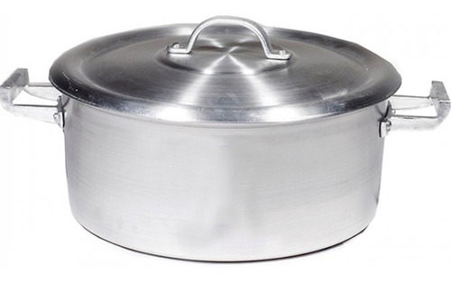 Olla Cacerola Aluminio 8,6 Lt Reforzada Gastronomica 28cm 