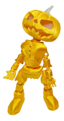 Muñeca De Calabaza Con Decoración Luminosa De Halloween, Dor