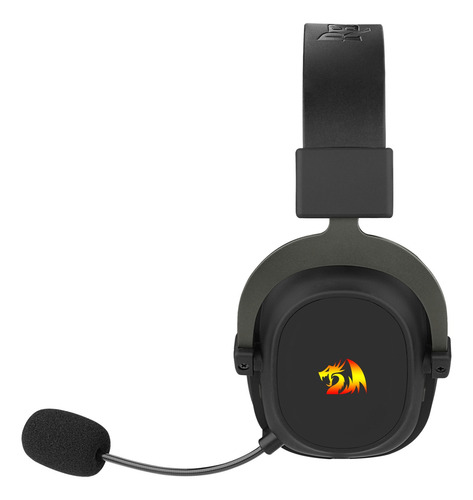 Auriculares gamer Redragon Redragon Zeus X Wireless H510-WL negro con luz rgb LED