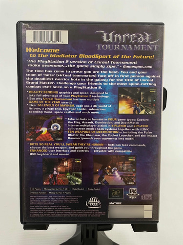 Unreal Tournament - Videojuego Para Playstation 2 (Usado)