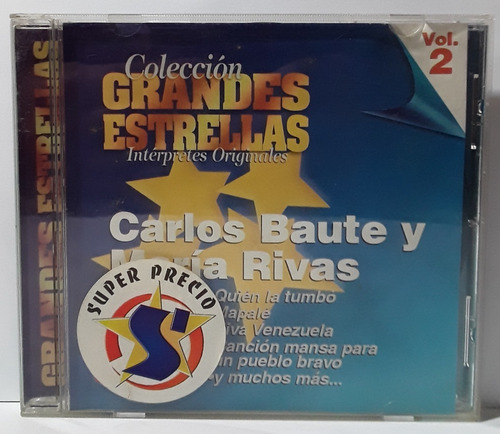 Cd Carlos Baute Y Maria Rivas - Coleccion Grandes Estrellas