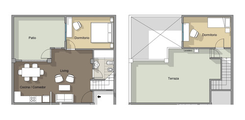 Imagen 2 de 12 de A Estrenar Pb 3 Amb 70m2 Cub Ctfte Patio Y Terraza Sin Exp