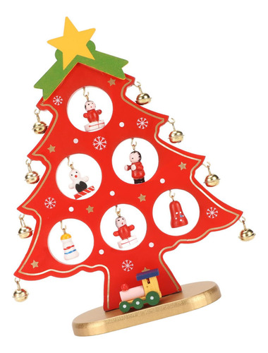 Árbol De Navidad De Madera, Decoración De Mesa, Escritorio,