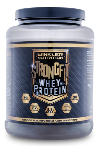 Proteina Whey Strongfit 1 Kg. Sabor Chocolate