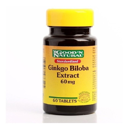 Ginkgo Biloba 60mg - Unidad a $1015