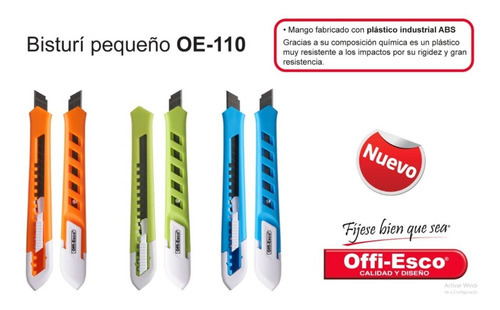 Bisturí De Lujo Pequeño Offi-esco X6 Und