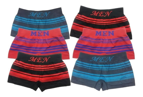 Imagen 4 de 9 de Combo Hombre 6 Boxer + 12 Pares De Medias Soquetes