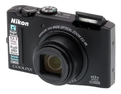 Camera Digital Nikon Coolpix S8100 12.1 Mp Preta | MercadoLivre