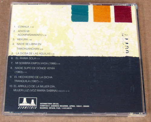 Cd Espanhol - Jorge Reyes - Comala **remaster *como Novo! (Usado)