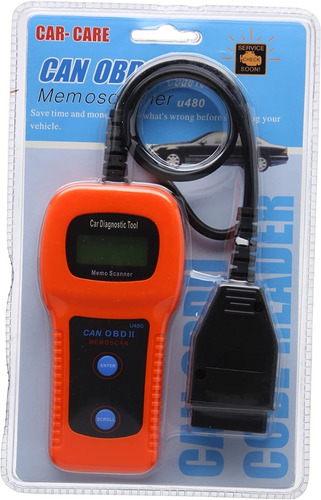 Escaner Automotriz Universal Multimarca Obd2 U480 Can Vag Ob