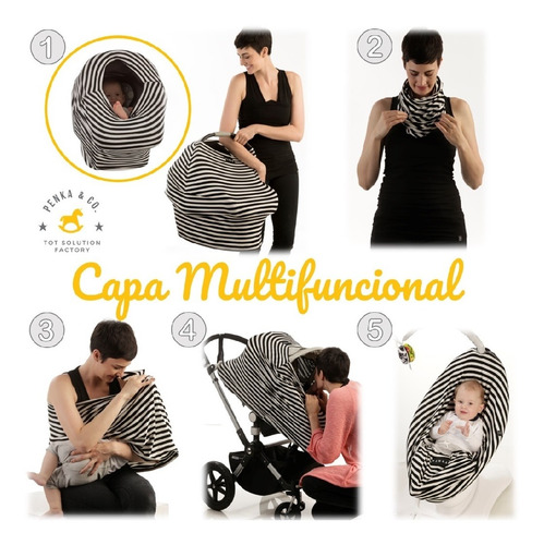 Imagem 4 de 5 de Capa Multifuncional Para Bebê Conforto Ecarrinho Penka Felix