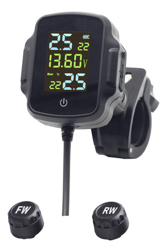 Monitor Presión Neumáticos Moto Con.sensores Externos Impe
