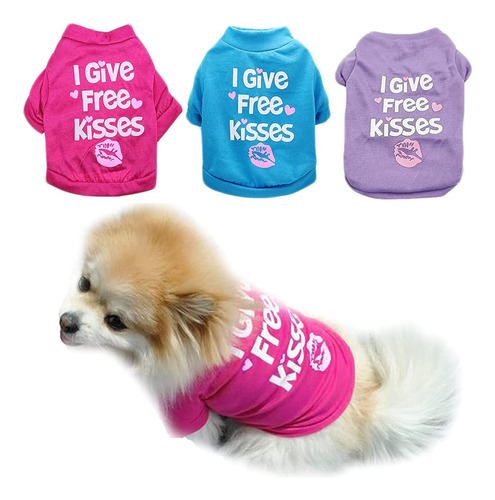 Petcare 3 Pack Camisas Para Perros Pequeños Ropa Para Cachor