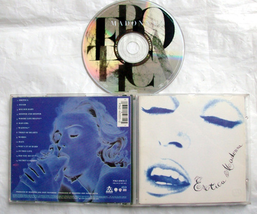 Madonna - Erotica * Ed. Alemana 1992 * Cd Excelente