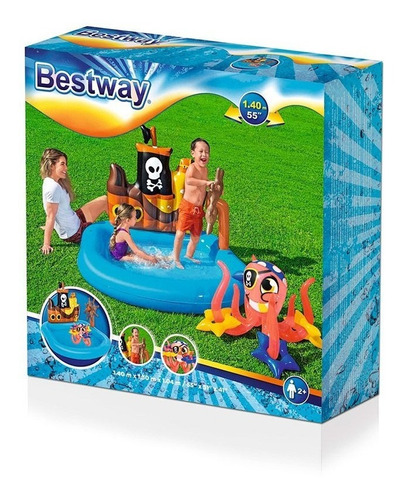 Pileta Inflable Barco Pirata Bestway