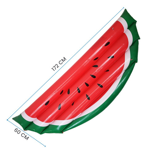 Inflable Flotador Para Niños, Juguete De Alberca Sandía Color Rojo