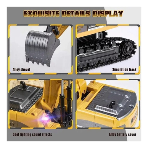 Excavadora Eléctrica Con Control Remoto Lazhu Mini De 6