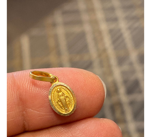 Luli Medalla Virgen Milagrosa Oro 18k Mini Divina