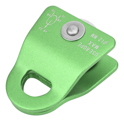 Polea Única Con Placa Lateral De Descenso Para Equipo De Esc