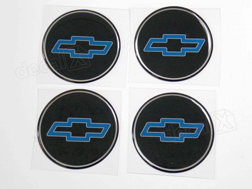 Adesivos Emblema Resinado Roda Chevrolet 55mm Cl9