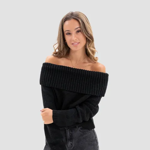 Sweater sin hombros mujer sale