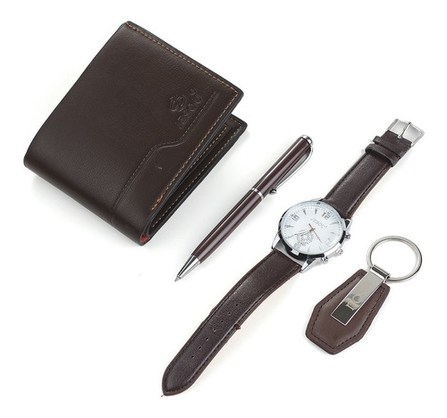 Set Regalo Reloj Billetera Lapicera Llavero Padre Mvd Sport