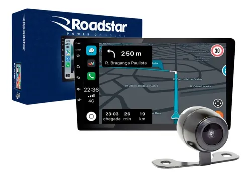 comprar Central Tela Vidro 9'' Carplay Sem Fio Rs915br +camera De Ré