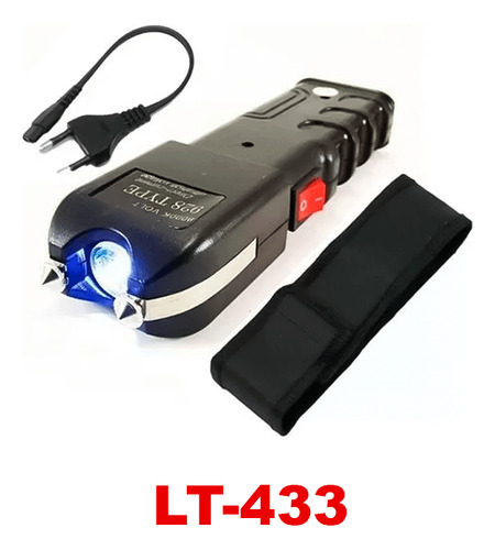 Lanterna Tática Pessoal Recarregável LT-433 Color Negro