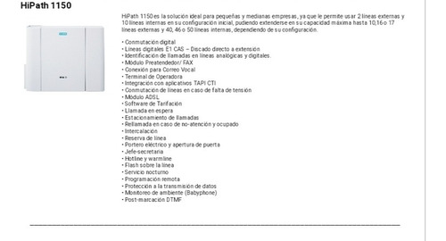 Imagen 3 de 3 de Central Telefonica Marca Siemens