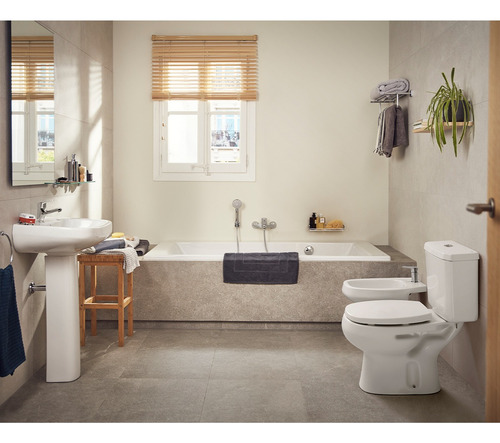 Imagen 8 de 10 de Juego Sanitarios Roca Monaco Inodoro Mochila Bidet Tap Tioso