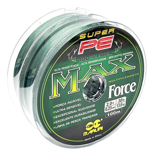 200m Linha Multifilamento Maruri Max Force 0.23mm
